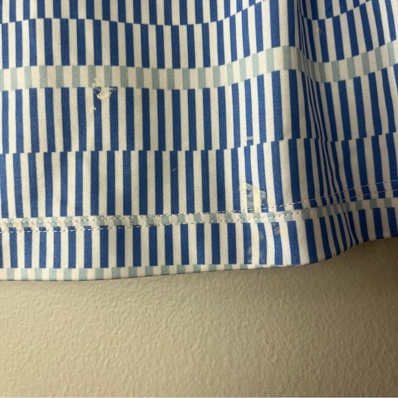 Puma White and Blue Striped Athletic Skort XS - Picture 4 of 13